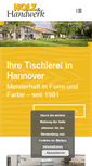 Mobile Screenshot of holz-und-handwerk-hannover.de